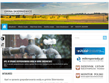 Tablet Screenshot of gminaskierniewice.pl